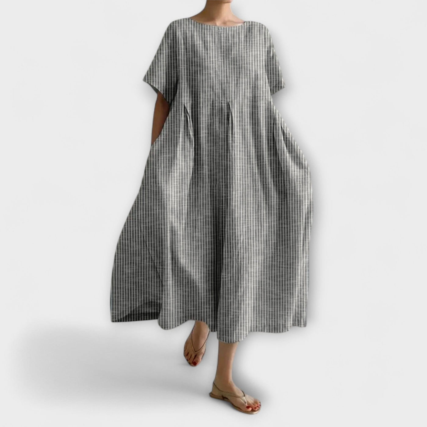 Aminta™ – Lang Kjole Med Sommerbrise