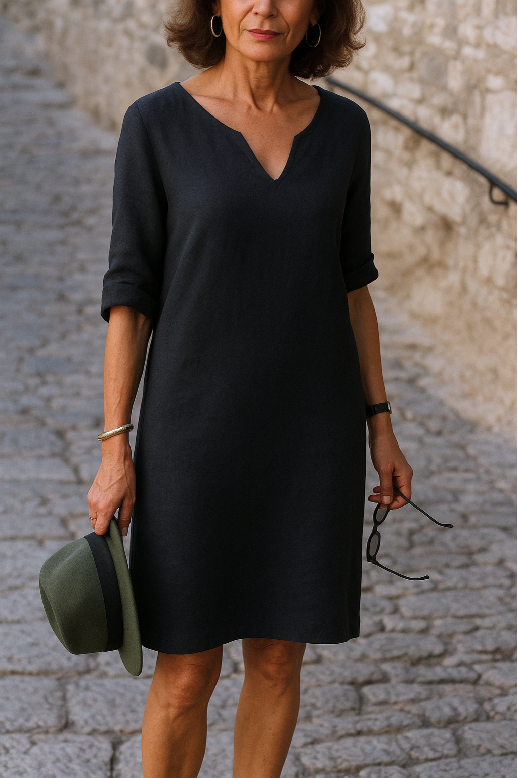Nikoleta™ – Elegant V-halset Kjole