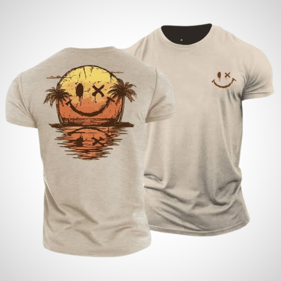 Eero™ - Sommerlig Smiley Sea T-Shirt