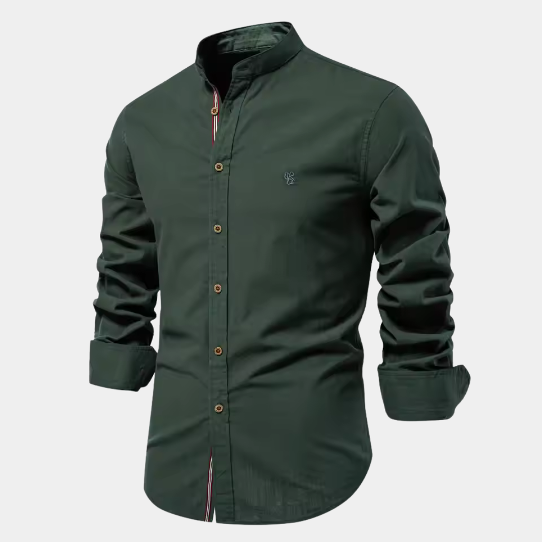 Theo™ – Elegant Langærmet Bomuldsskjorte