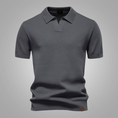 Sébastien™ – Struktureret Poloshirt