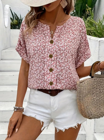 Avira™ - Elegant Sommerlig Blomstret Top