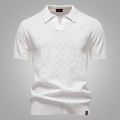 Sébastien™ – Struktureret Poloshirt