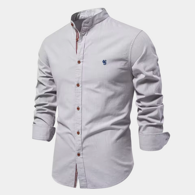 Theo™ – Elegant Langærmet Bomuldsskjorte