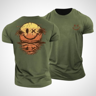 Eero™ - Sommerlig Smiley Sea T-Shirt