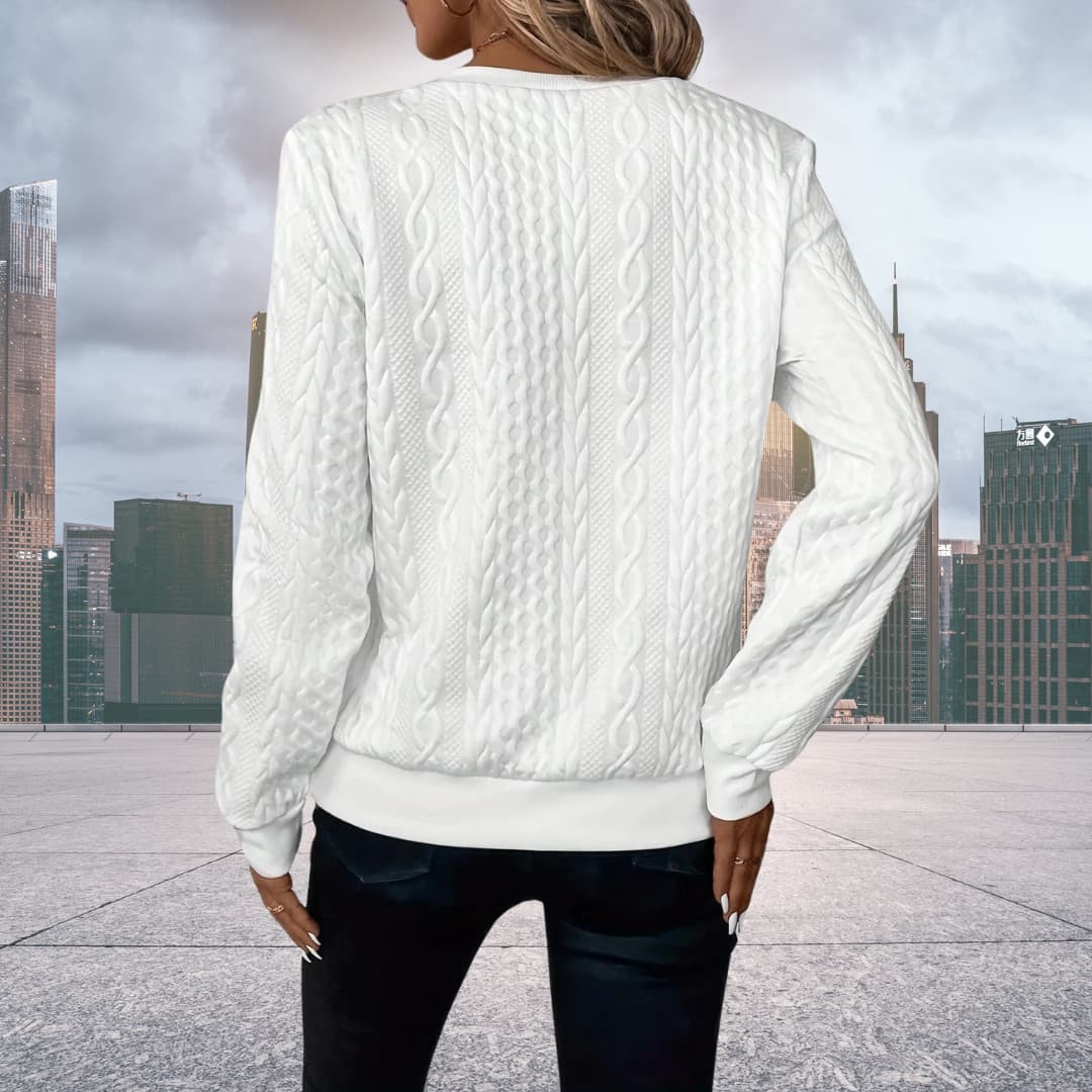 Florence™ – Stilfuld Strikket Trøje