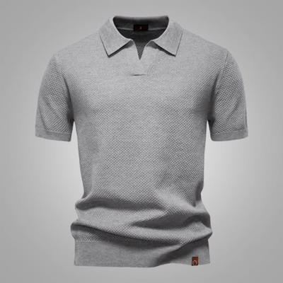 Sébastien™ – Struktureret Poloshirt