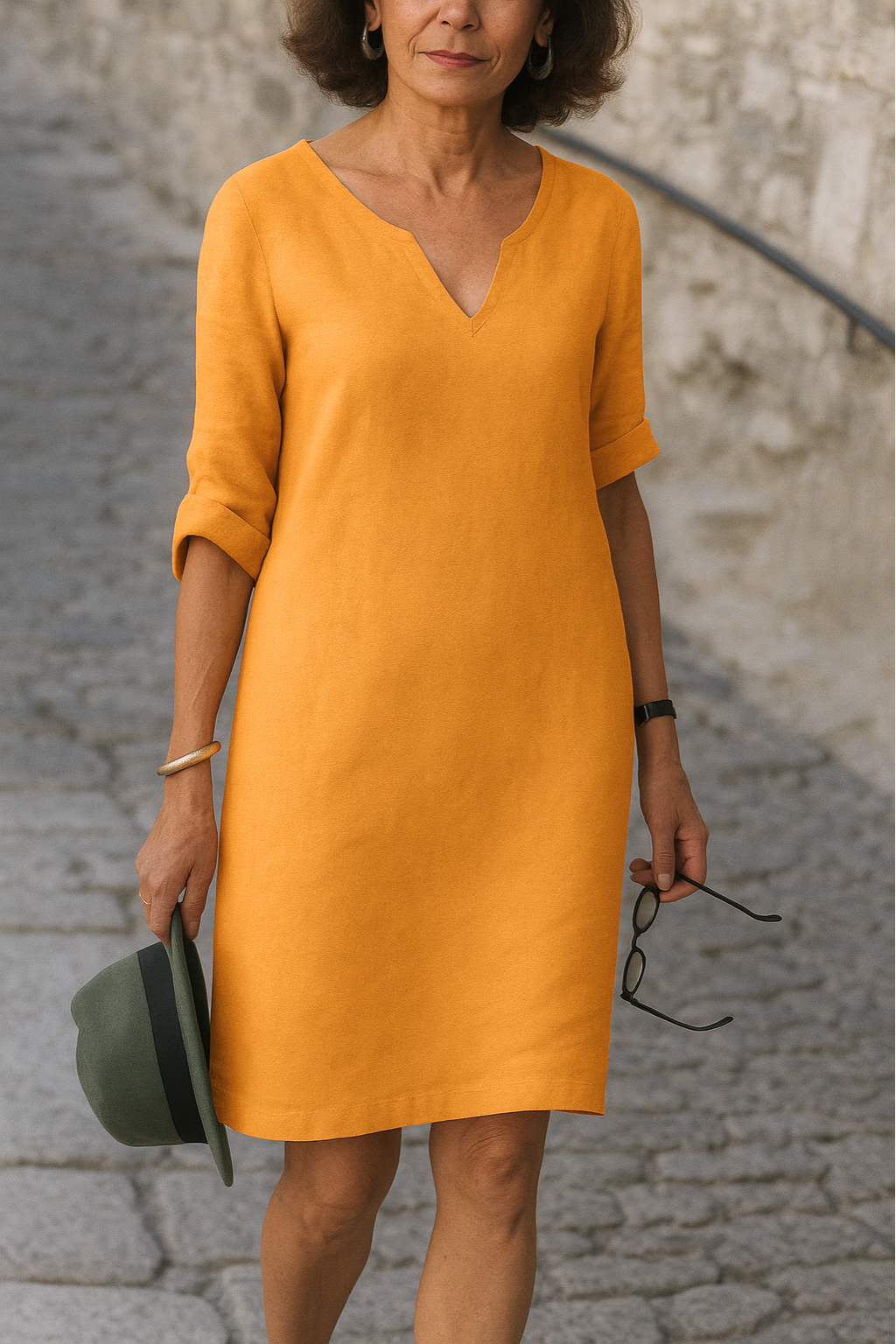 Nikoleta™ – Elegant V-halset Kjole