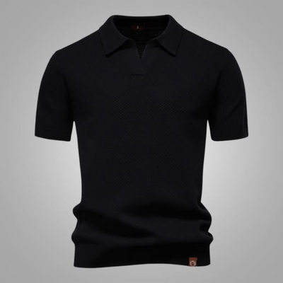 Sébastien™ – Struktureret Poloshirt