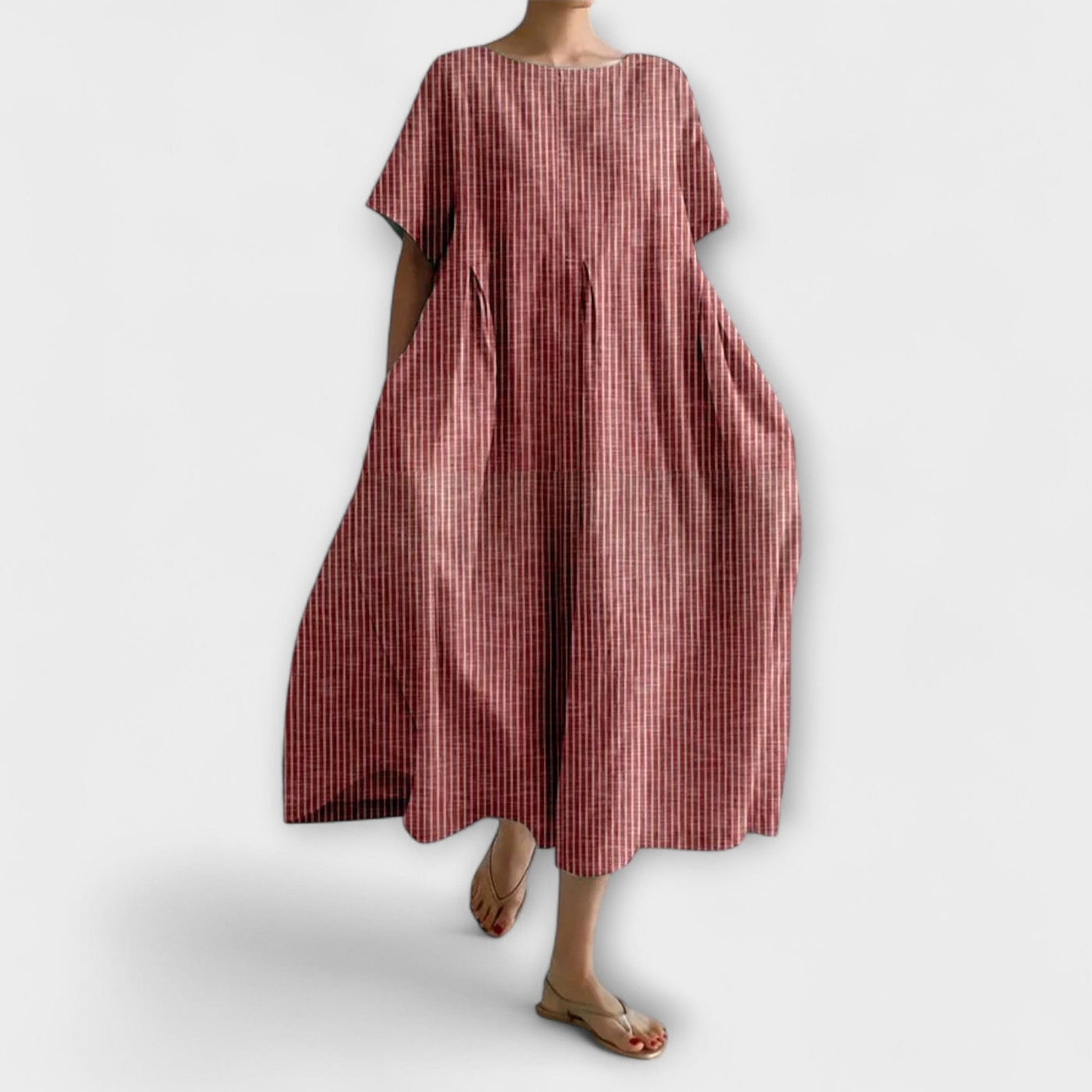 Aminta™ – Lang Kjole Med Sommerbrise