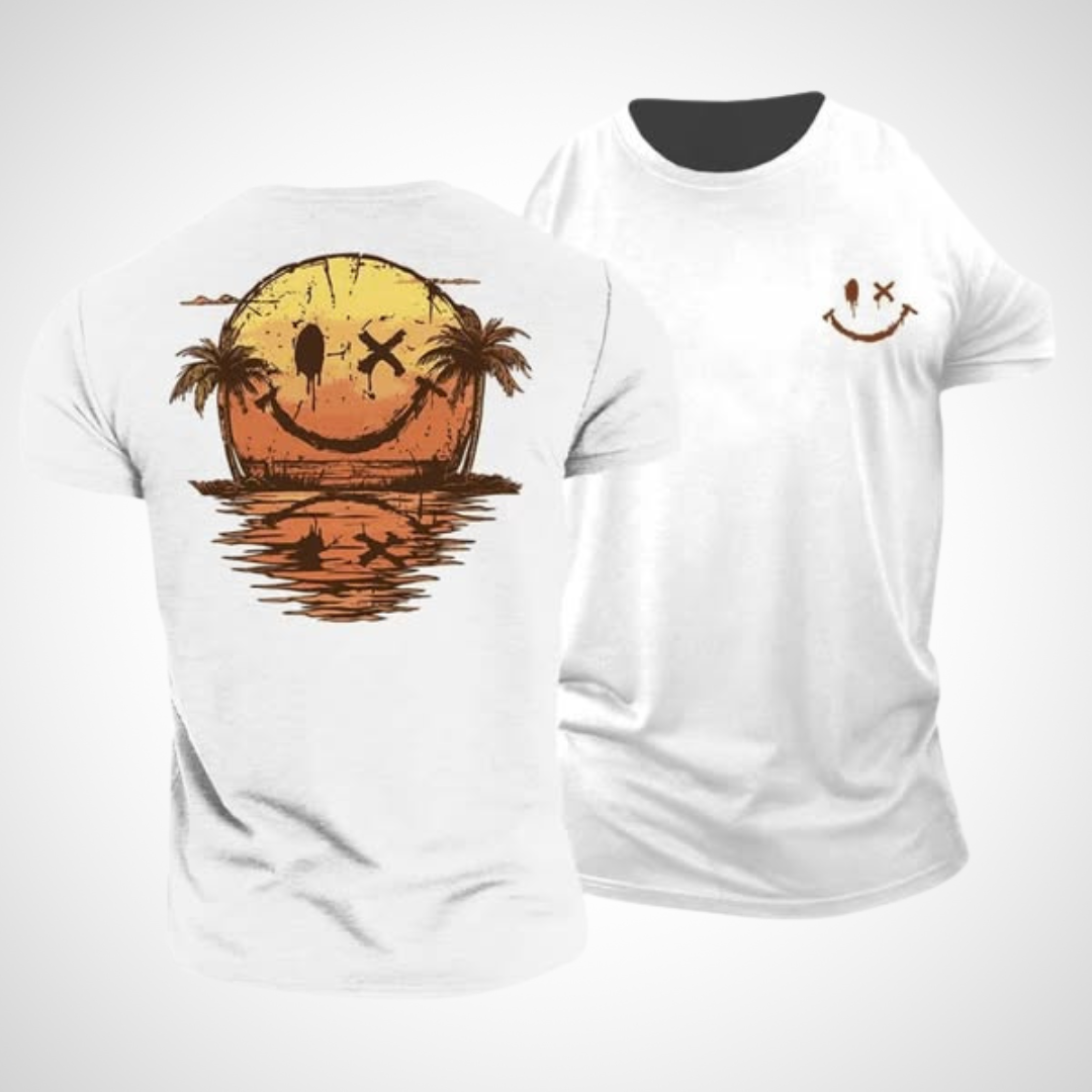 Eero™ - Sommerlig Smiley Sea T-Shirt