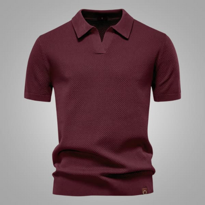 Sébastien™ – Struktureret Poloshirt