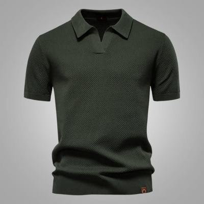 Sébastien™ – Struktureret Poloshirt