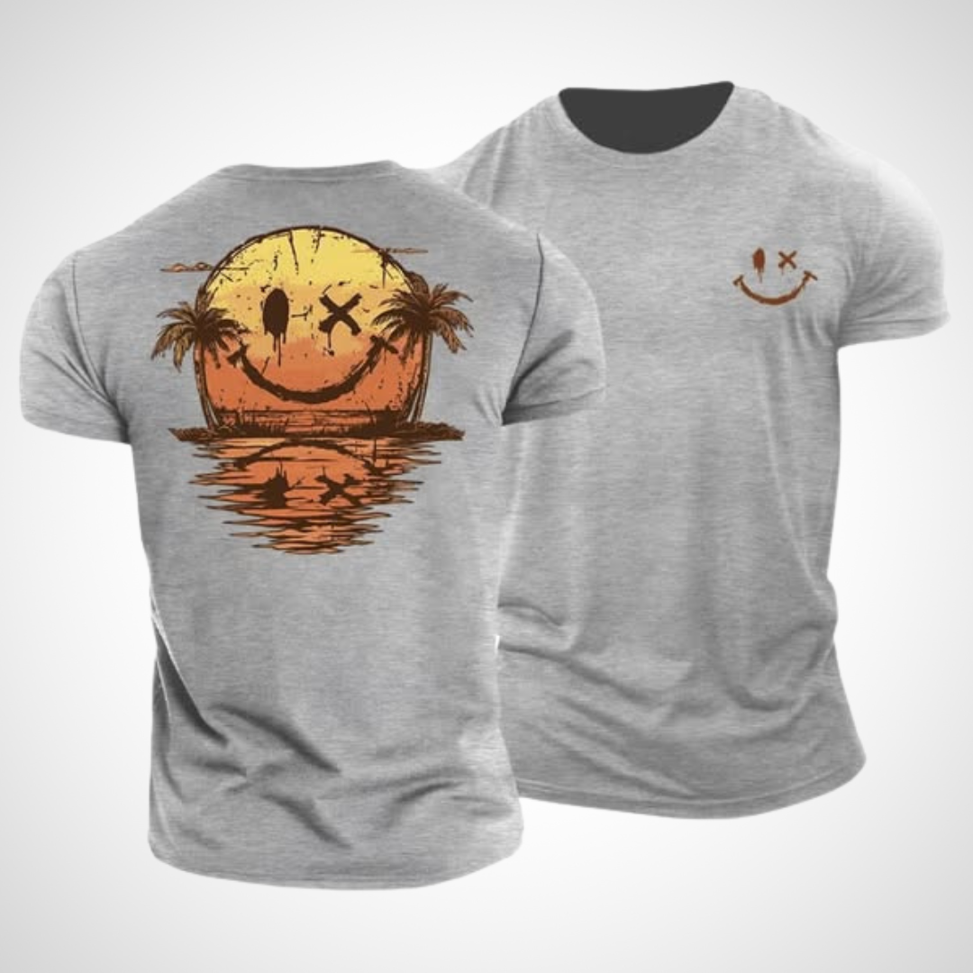 Eero™ - Sommerlig Smiley Sea T-Shirt