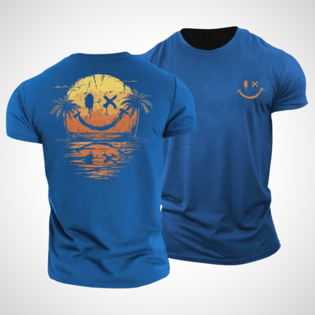 Eero™ - Sommerlig Smiley Sea T-Shirt