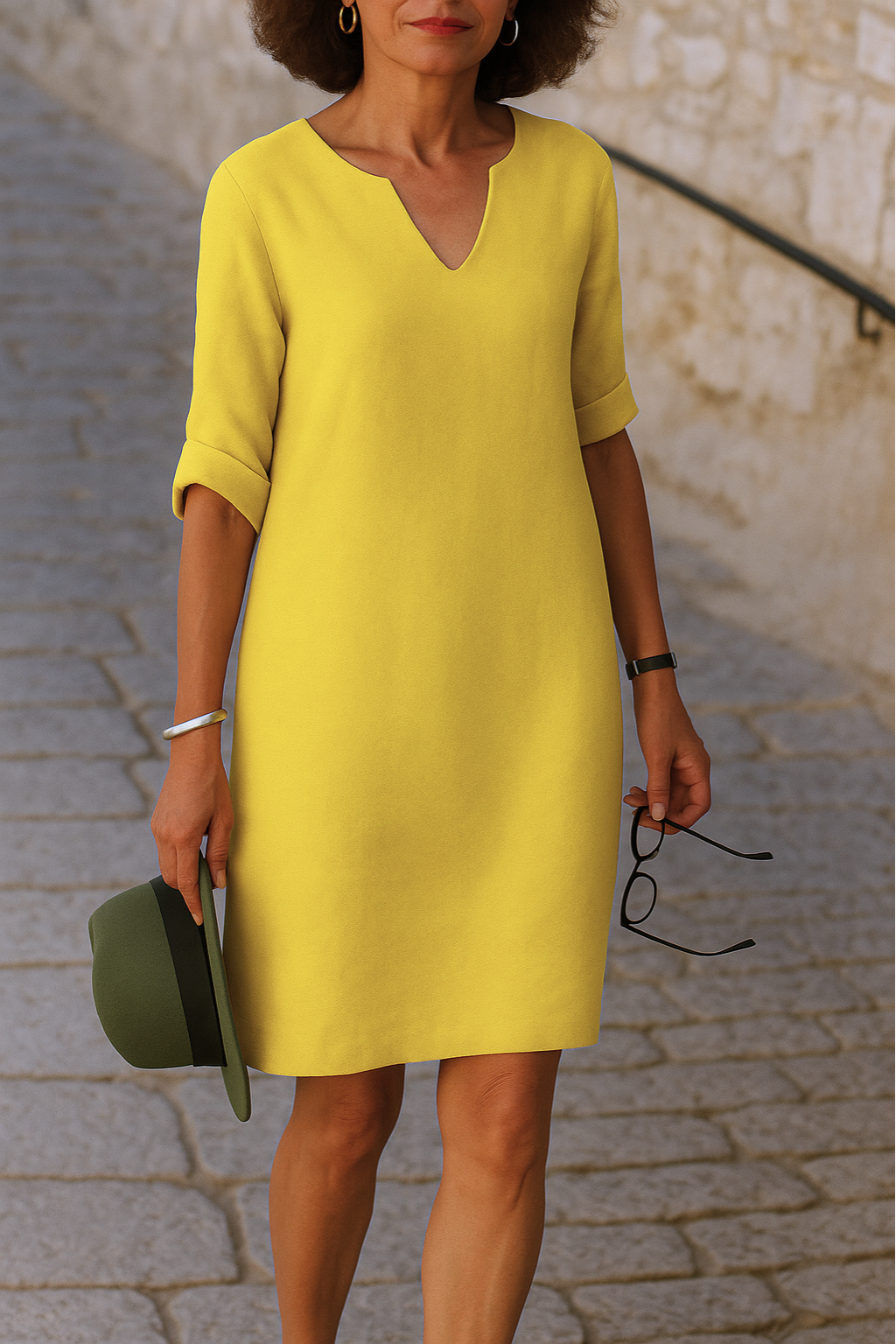 Nikoleta™ – Elegant V-halset Kjole