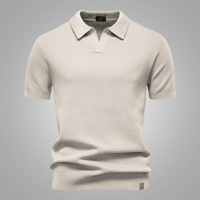 Sébastien™ – Struktureret Poloshirt