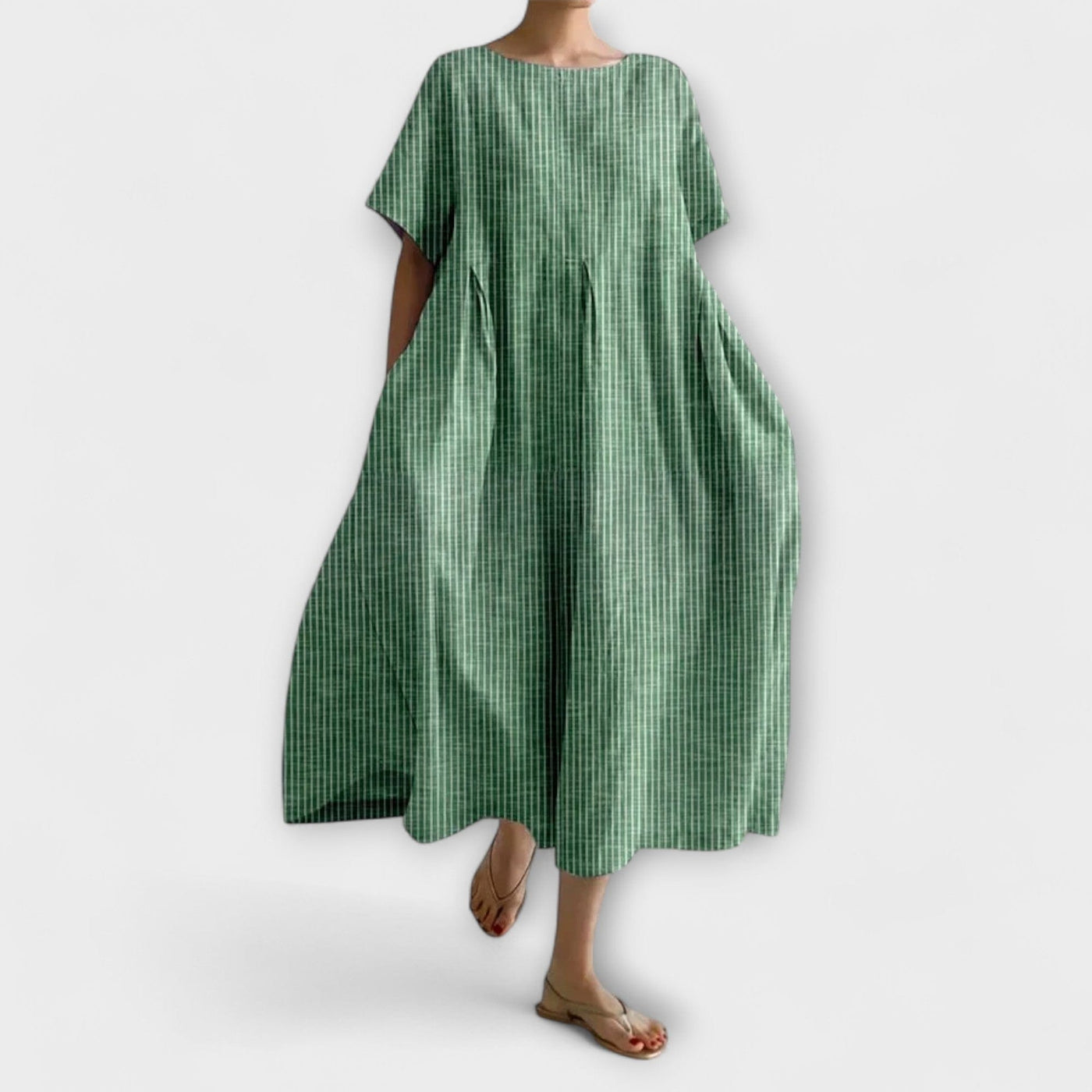 Aminta™ – Lang Kjole Med Sommerbrise