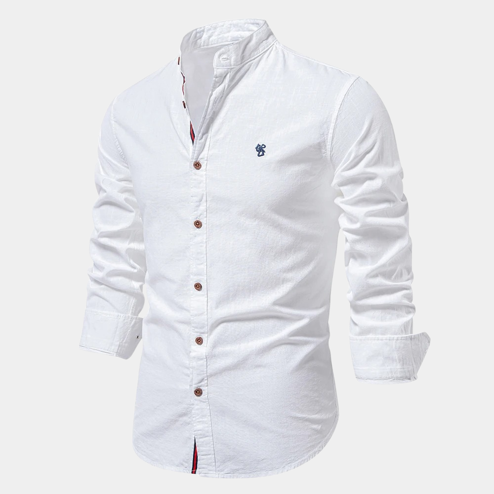 Theo™ – Elegant Langærmet Bomuldsskjorte