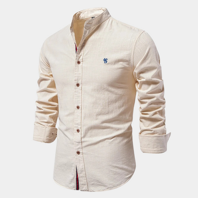 Theo™ – Elegant Langærmet Bomuldsskjorte