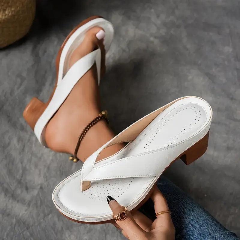 Romilly™ – Ortopædisk Stilfuld Hælsandal