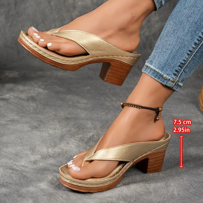 Romilly™ – Ortopædisk Stilfuld Hælsandal
