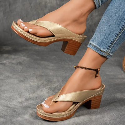 Romilly™ – Ortopædisk Stilfuld Hælsandal