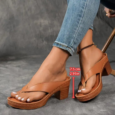 Romilly™ – Ortopædisk Stilfuld Hælsandal