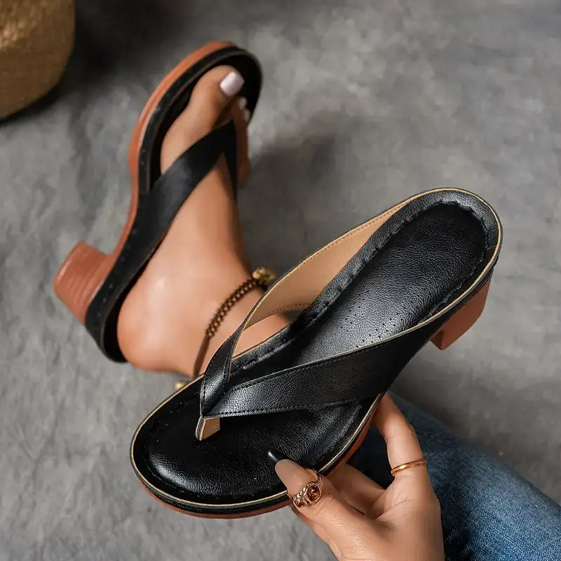 Romilly™ – Ortopædisk Stilfuld Hælsandal