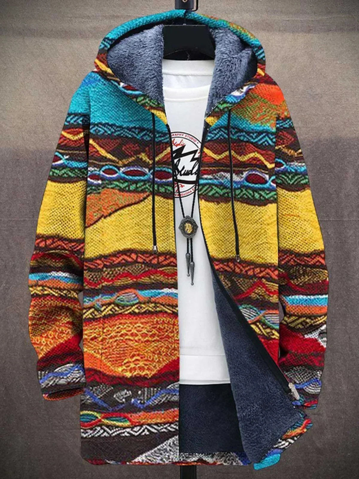 Delilah™ | Luksuriøs cardigan med kunstnerisk inspiration