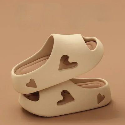 HeartSteps™ – Skyflipflops med Legesyg Hjertedetalje