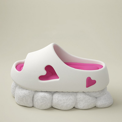 HeartSteps™ – Skyflipflops med Legesyg Hjertedetalje