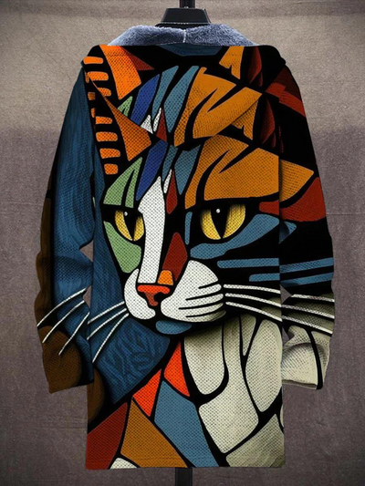 Jindalee™ | Luksuriøs cardigan med kunstnerisk inspiration