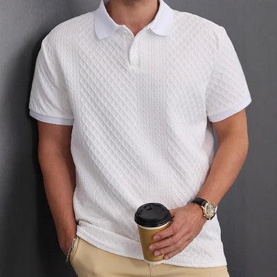 Noel™ – Struktureret Elegant Poloshirt