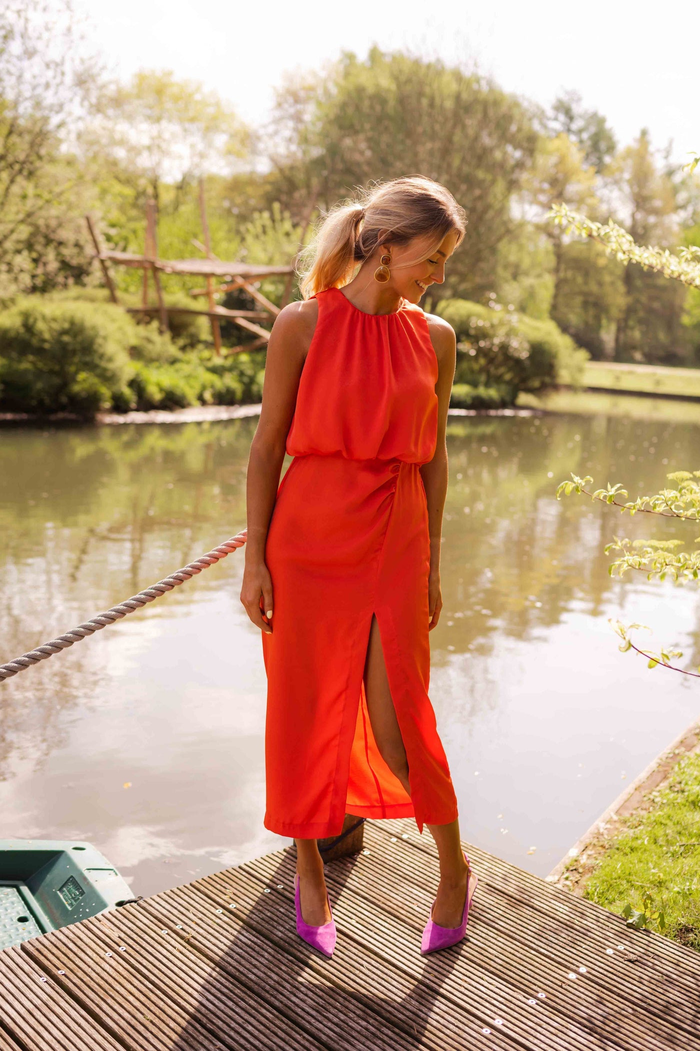 Oriana™ - Elegant Sommerlig Midikjole