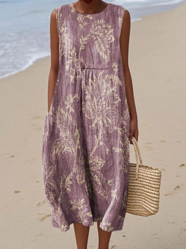 Celine™ - Hverdags-sommer midi-kjole