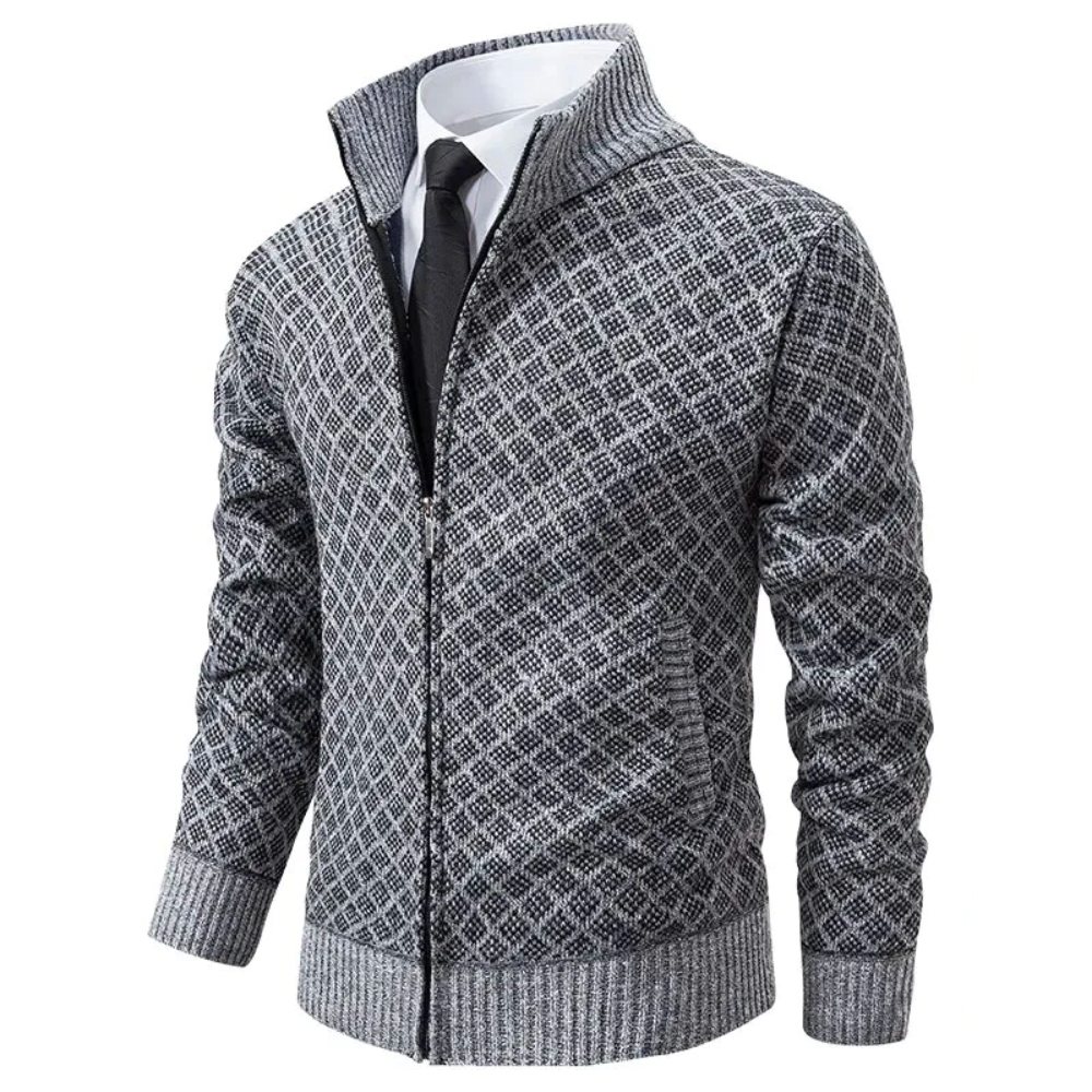 Capsten™ - Elegant Strikket Cardigan