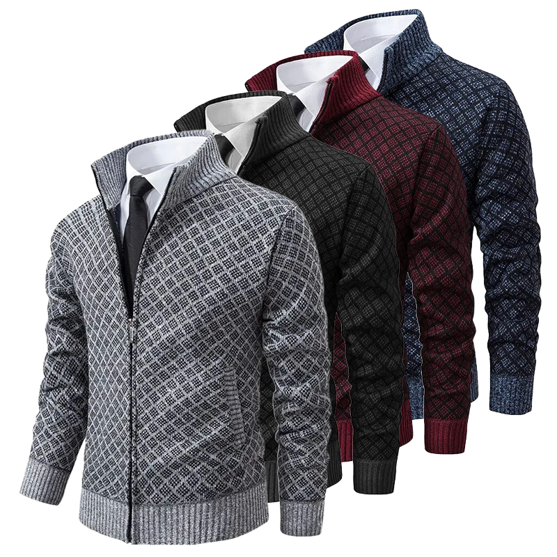 Capsten™ - Elegant Strikket Cardigan
