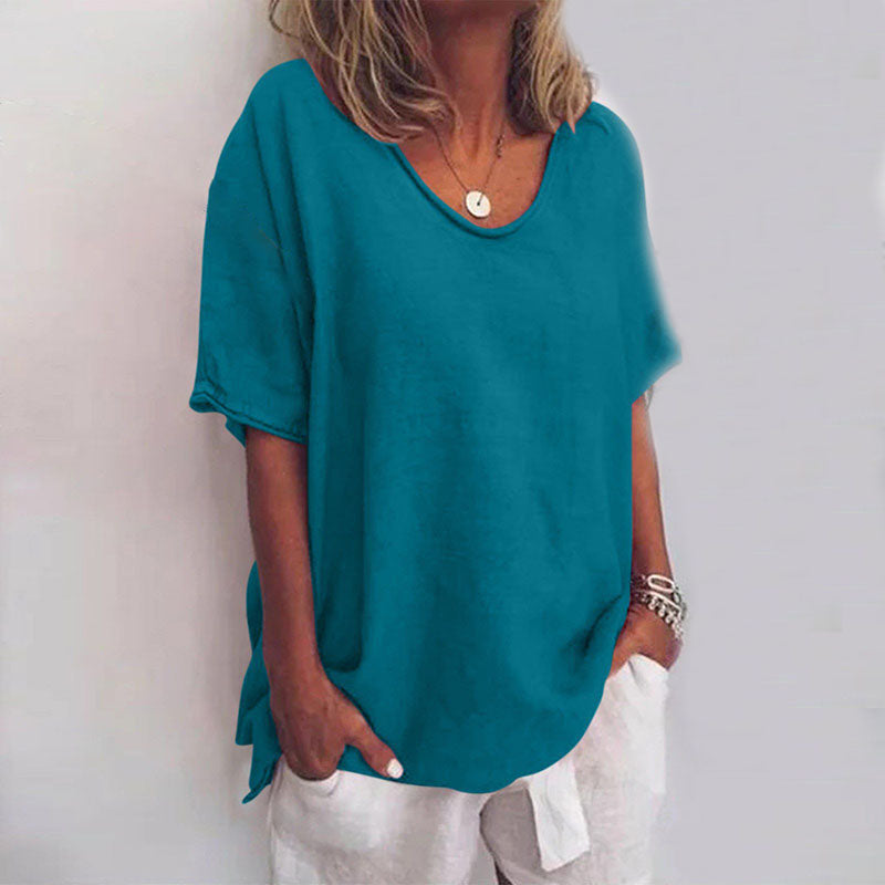 Angélique™ – Behagelig Løs Sommerbluse
