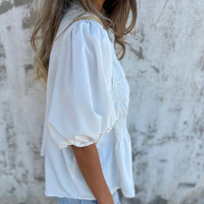 Lyra™ - Smart Bluse i Ibiza-stil