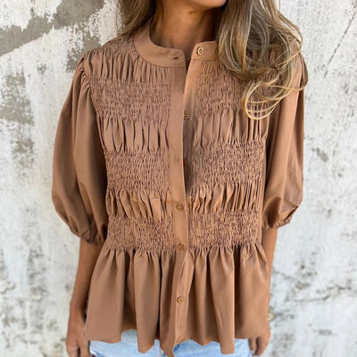 Lyra™ - Smart Bluse i Ibiza-stil